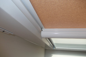 Nano blinds, neat and discreet white frames installed in North London