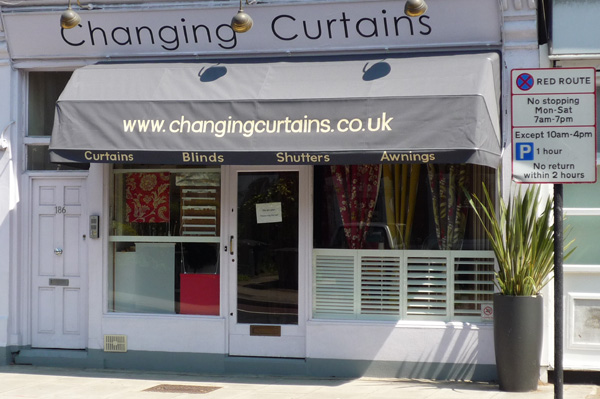 Changing Curtains shopfront