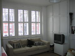 MDF shutters with 64mm louvres Highgate