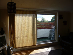 Vertical blind installed Archway North London