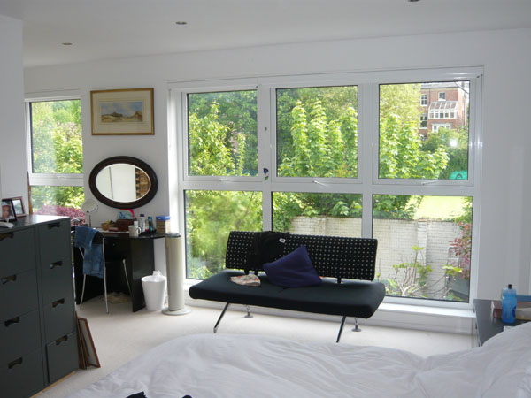 Luxaflex Facette Shades rolled up