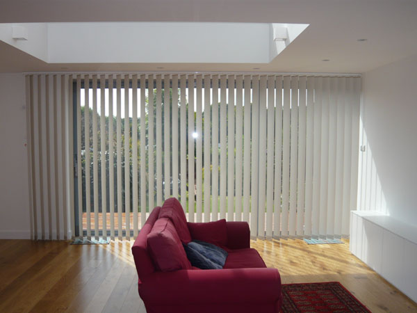 louvres now rotated 135 degrees from start point give shade in the opposite direction