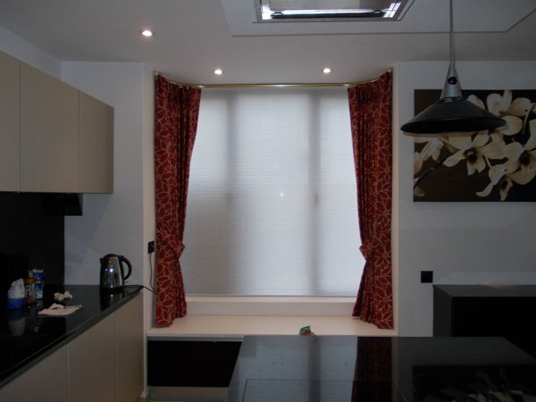 curtains with bay metropole and duette blind behind