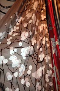 Interlined door curtain in Designer Fabric - Marimekko