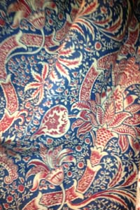 Interlined door curtain in Designer Fabric - William Morris from Sanderson