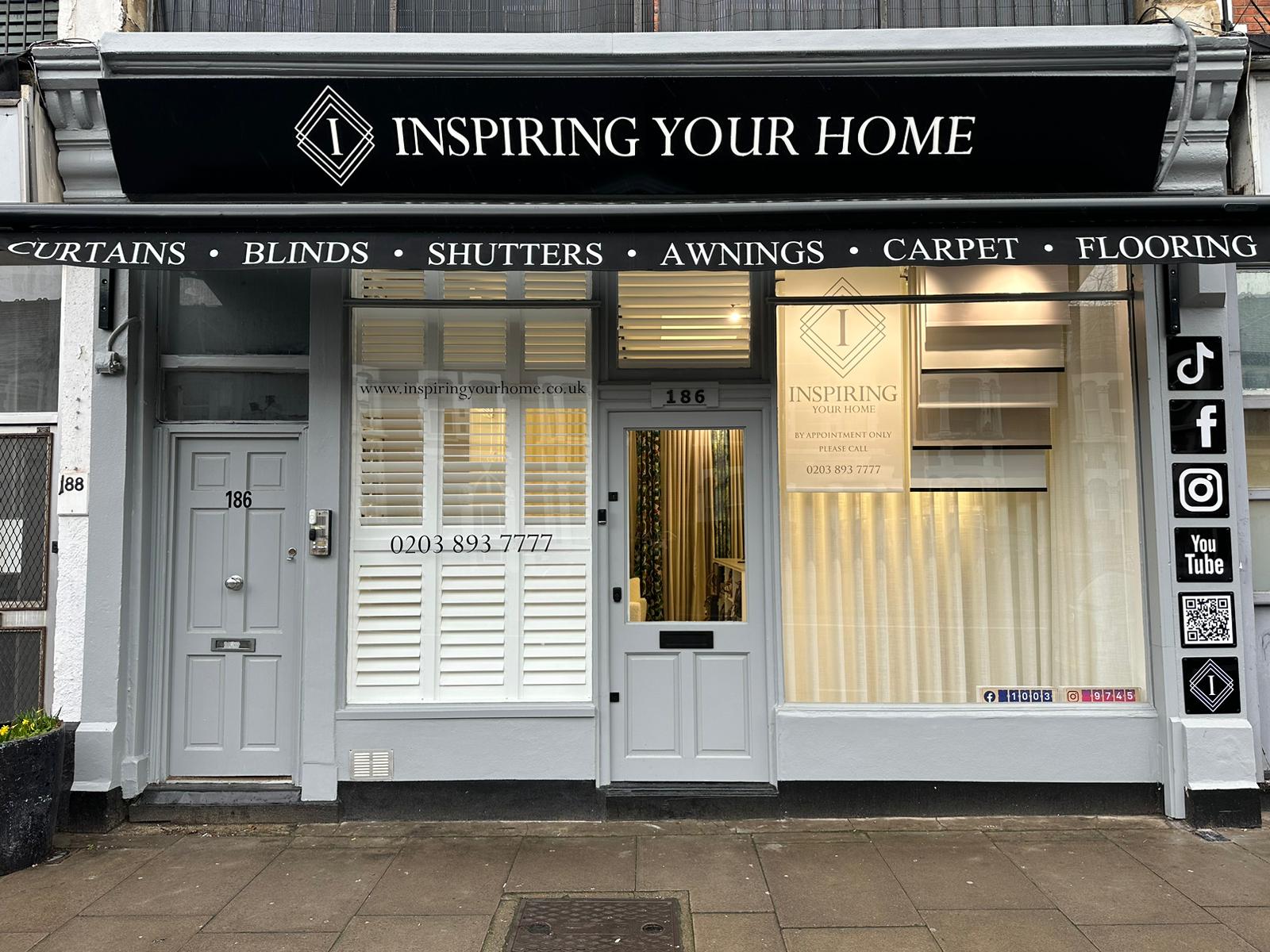 Dutch canopy on our shop