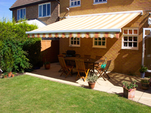 Bahamas patio awning for al fresco entertaining in East London