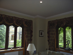 curtains with swags and tails Highgate