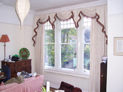 curtains with swags and tails and jabots - if you can draw it we can make it Muswell Hill