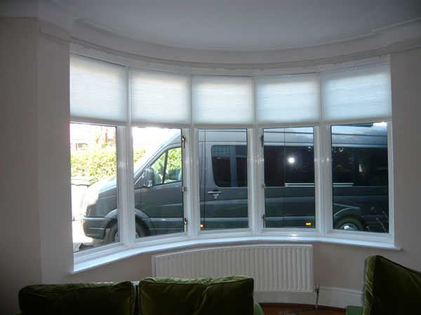 Bottom Up - Top Down  Luxaflex duette blinds fitted in North London