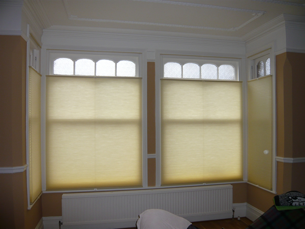 Bottom Up - Top Down  Luxaflex duette blinds fitted in North London