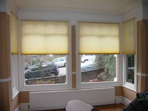 Bottom Up - Top Down  Luxaflex duette blinds fitted in North London