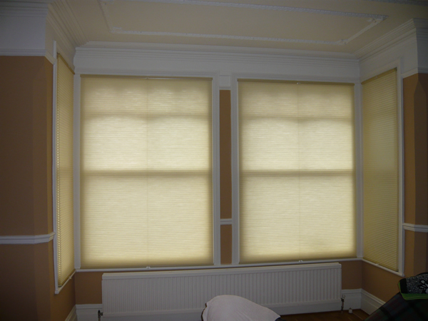 Bottom Up - Top Down  Luxaflex duette blinds fitted in North London