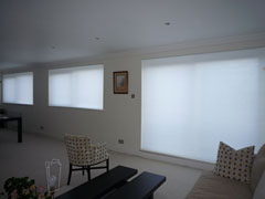 White duette blinds Hendon