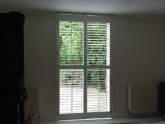 Full height door panels with 63mm louvres Tufnell Park