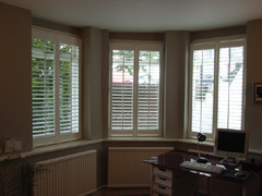 MDF shutters with 63mm louvers Highgate